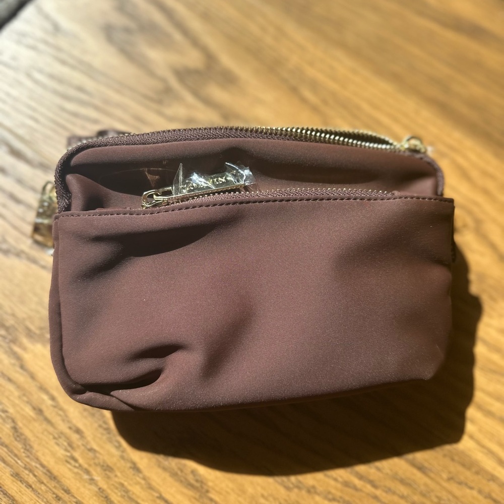 ZORFIN | Dark Brown Crossbody Bag with Adjustable Straps